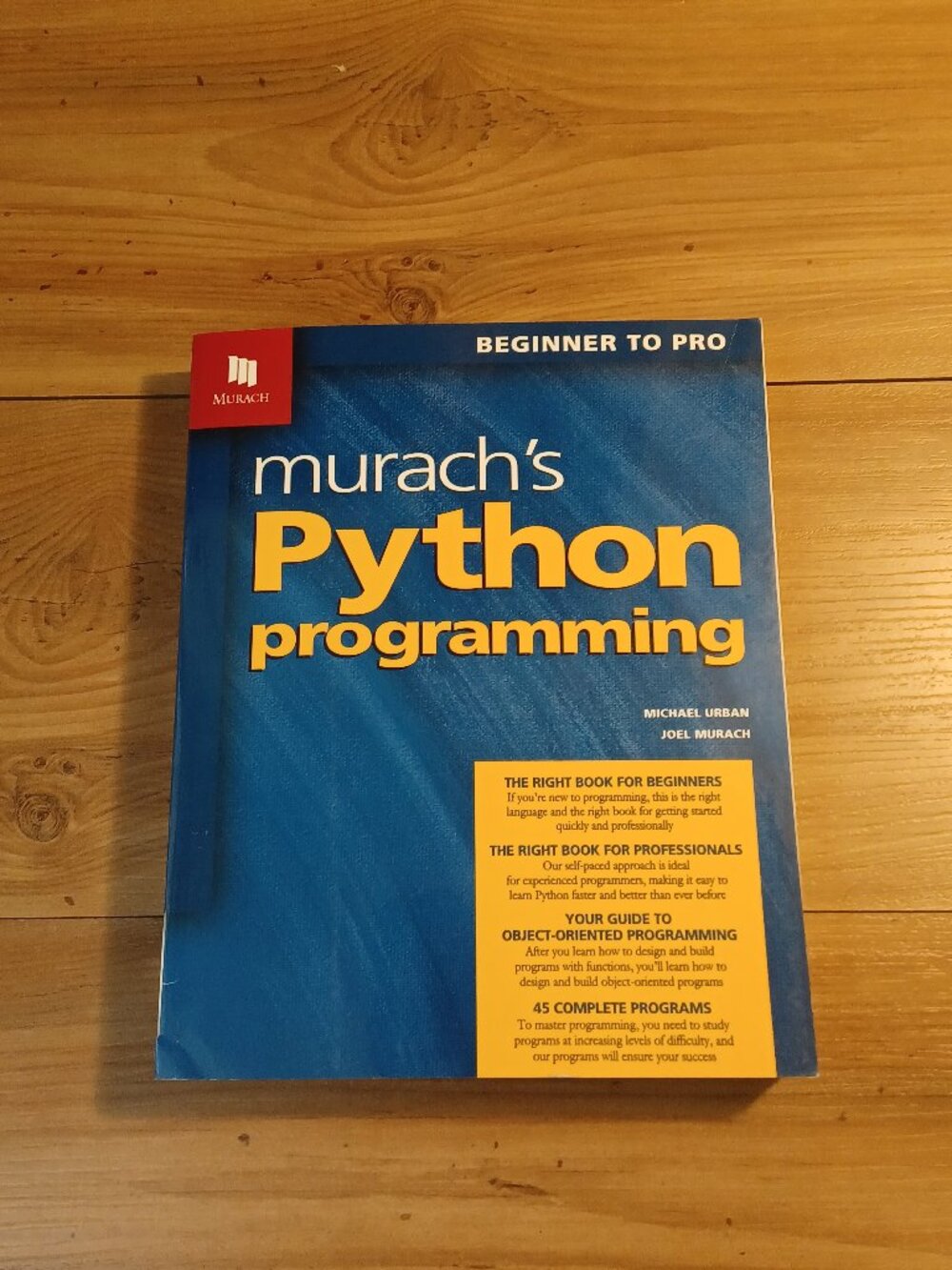 Murachs Python Programming By Micheal Urban Joel Murch Book